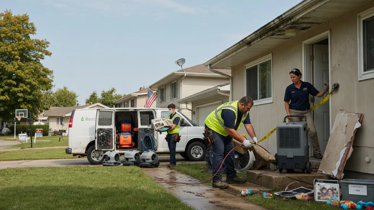 Water Damage Restoration in Pierron, IL near me
